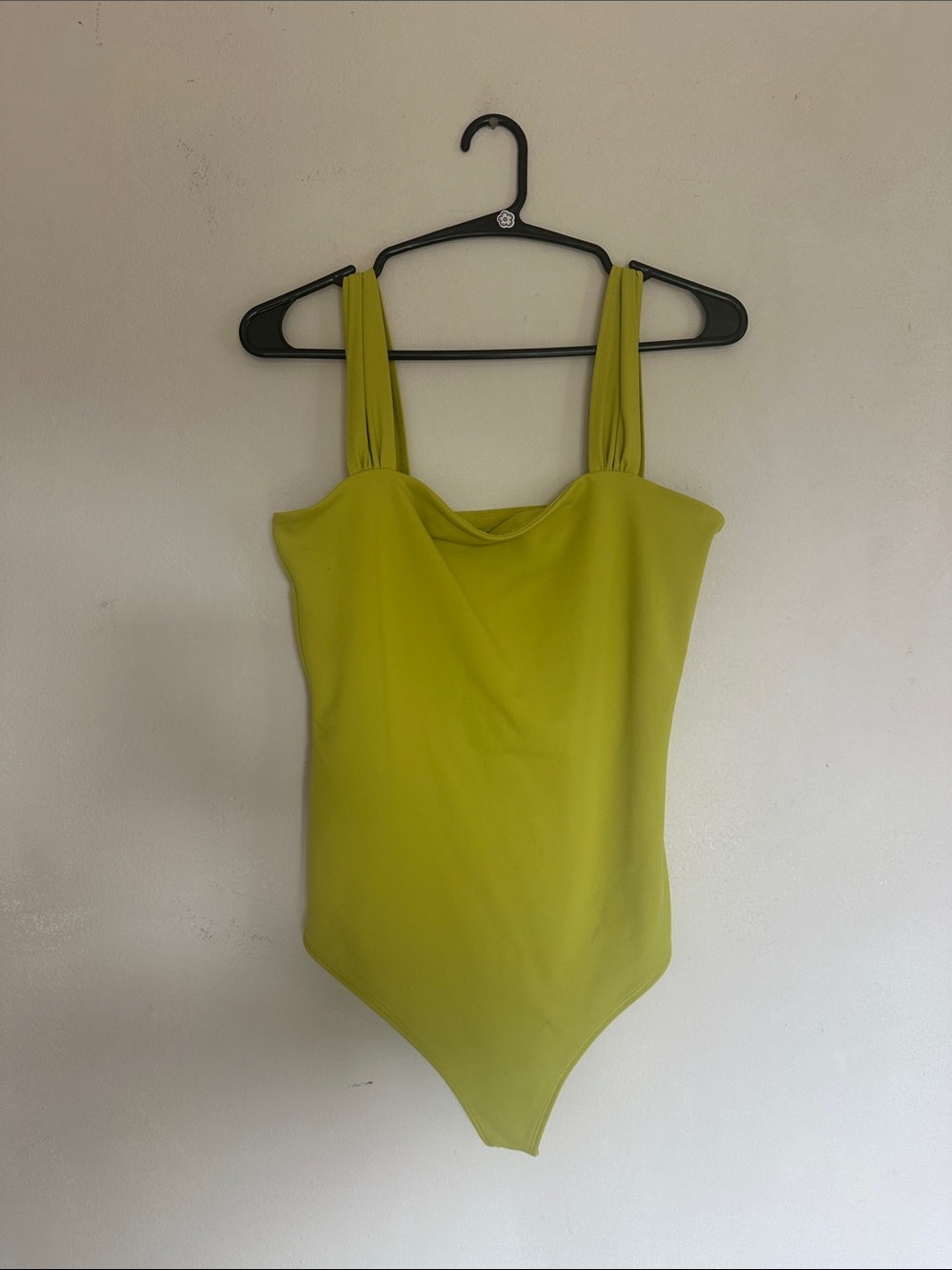 Abercrombie Fitch Bodysuit Lime Green Soft AF Collection MEDIUM